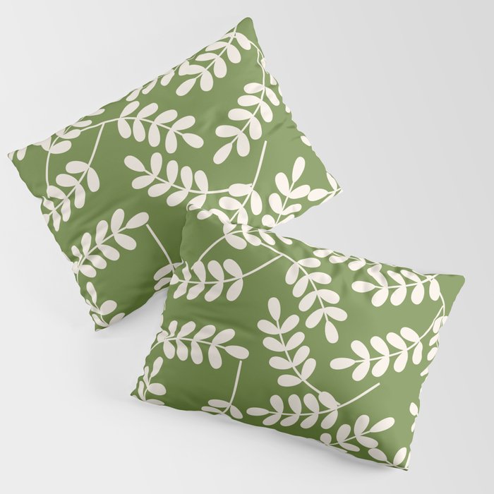 Holiday Leafy Pattern Pillow Sham