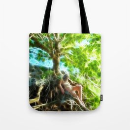 0789f-JAS Tree of Life Energy Flow Visualized Tote Bag