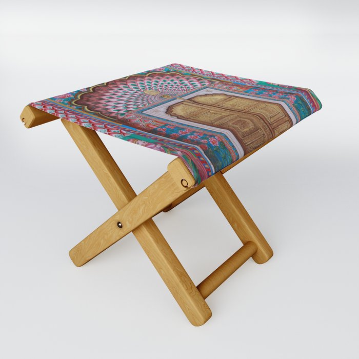 Lotus Gate Folding Stool