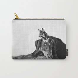 Best Buds - Dalmatian and Chihuahua Dogs Carry-All Pouch