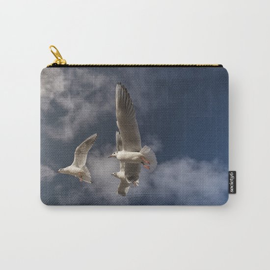 Sea-gulls Birds Animal in flight Carry-All Pouch