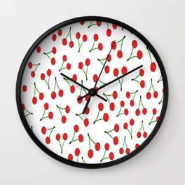 Cherry vs. Cereza Wall Clock