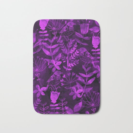 Abstract Botanical Garden II Bath Mat