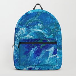 Dark Ocean Blue Backpack
