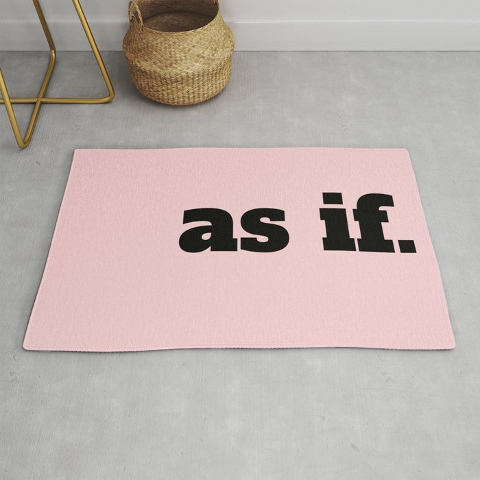 As If - Pink Rug