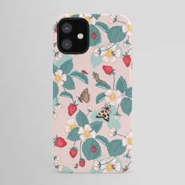 Strawberry Patch Pattern iPhone Case