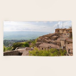 Tuscany valley Italy Beach Towel