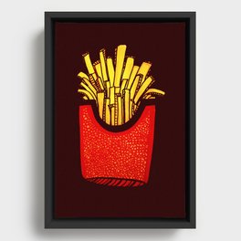 Would you like some fries with that? Framed Canvas
