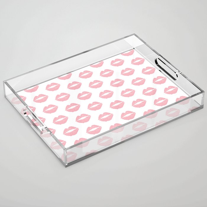 Coral Lips Acrylic Tray