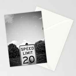 Speed Limit  Stationery Cards