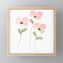 Spring flowers Framed Mini Art Print