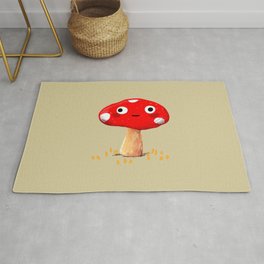 Wall-Eyed Mushroom Rug