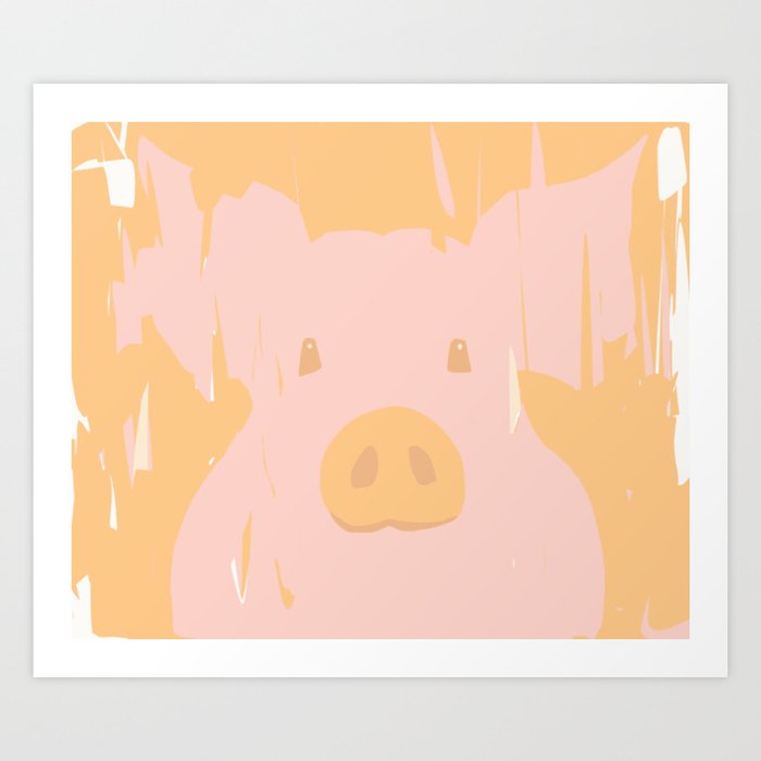 Little piglet Art Print