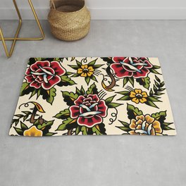 Traditional Tattoo Rugs For Any Room Or Decor Style Society6
