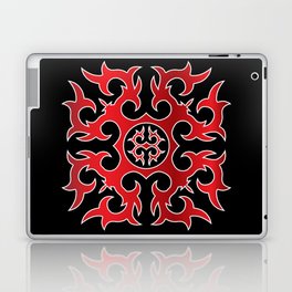 Caucasian Red Ornament Laptop Skin
