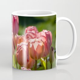 Happy Pink Tulips Coffee Mug