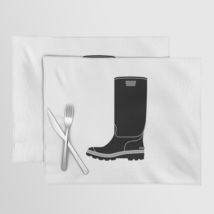 WELLINGTON BOOT. Wellies. Placemat