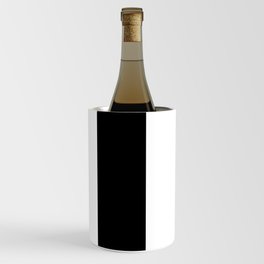 5th Avenue Stripe No. 2 in Black and White Onyx Wine Chiller