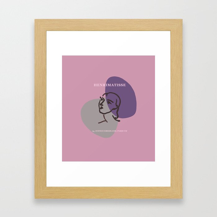 Matisse - Pink Framed Art Print