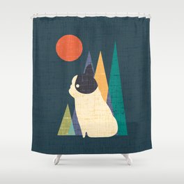 Waiting for You French Bulldog Shower Curtain
