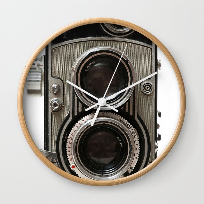 Vintage Camera 01 Wall Clock