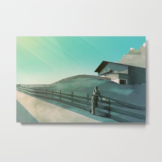 Waiting for You (Summer Version) Metal Print