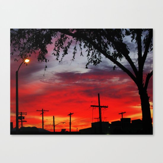 Red Dawn Canvas Print