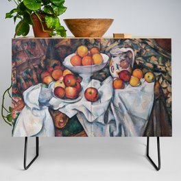 Paul Cezanne - Still Life, Apples and Oranges Credenza