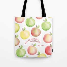 You're The Boss, Applesauce Watercolor Tote Bag