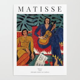 Henri Matisse - Music - Exhibition Poster Poster