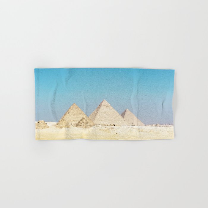 Pyramids Beneath Blue Skies Hand & Bath Towel