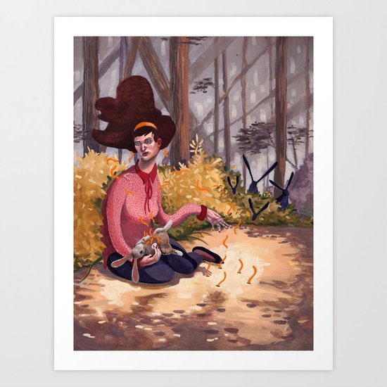 Worm Transplant Art Print