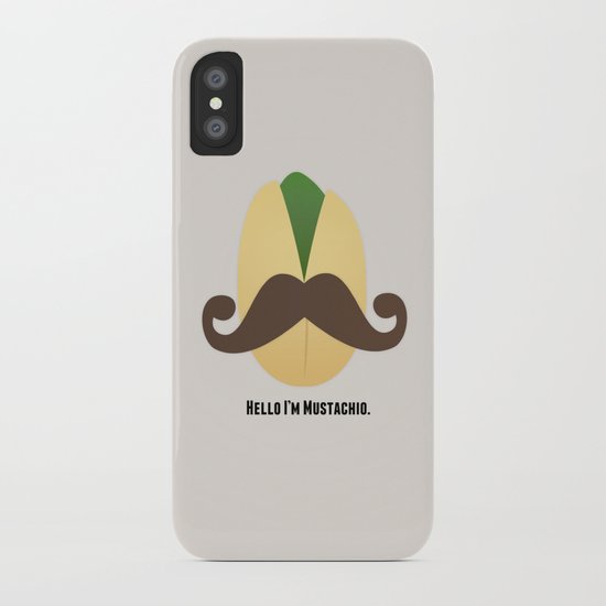 Hello I'm Mustachio iPhone Case