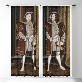 King Henry 8th of England. Blackout Curtain