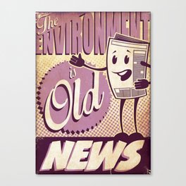 Old News Canvas Print