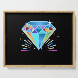 Diamond Gem Jewelry Serving Tray