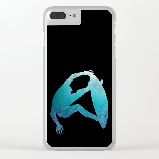Ride the waves - surfing Clear iPhone Case