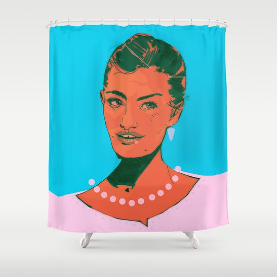 Here I Am Shower Curtain