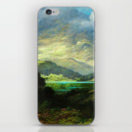 The Scottish Highlands by Gustave Dore iPhone Skin