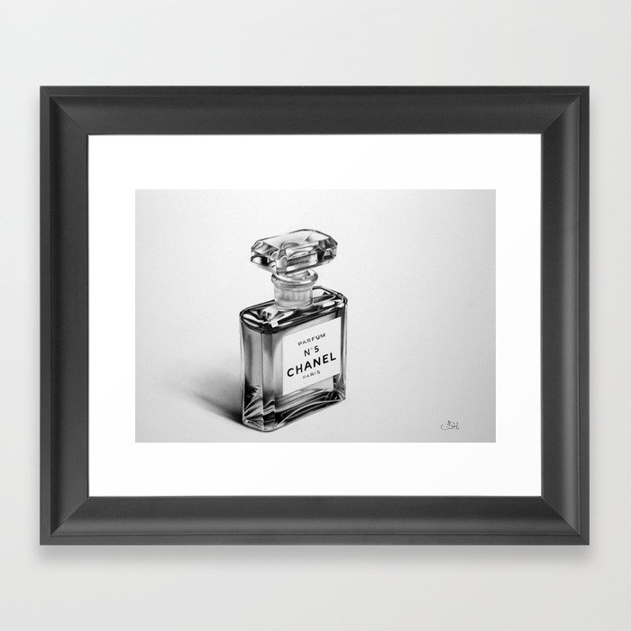 Perfume Bottle Framed Art Print