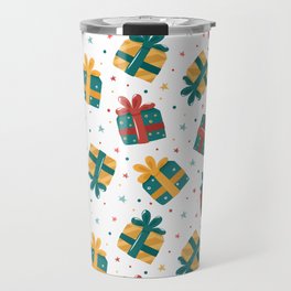 Christmas gifts seamless pattern Travel Mug
