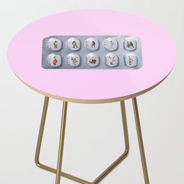 friends pink Side Table