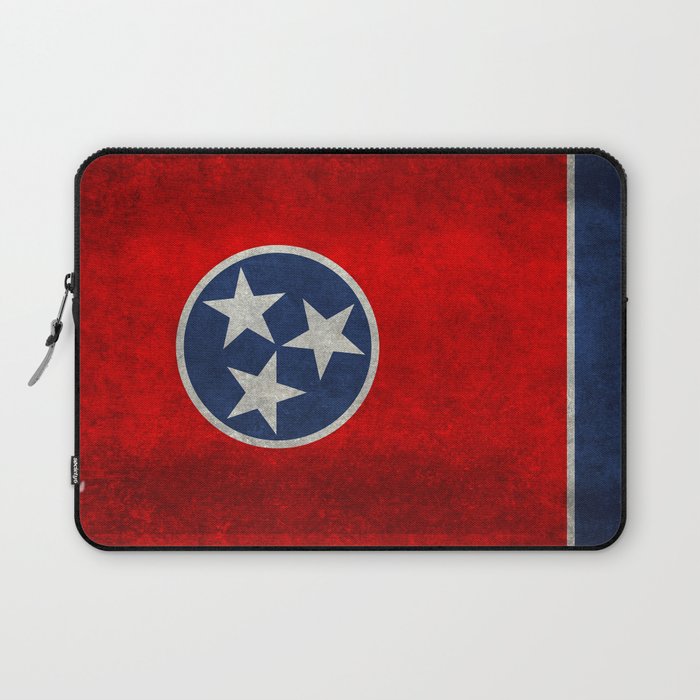Flag of Tennessee - grungy style Laptop Sleeve