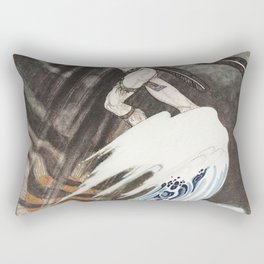 East of the Sun and West of the Moon, illustrated by Kay Nielsen Devil Angel Man On White Wave Rectangular Pillow