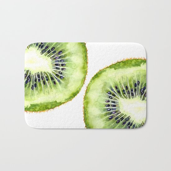 Kiwi Slice Bath Mat
