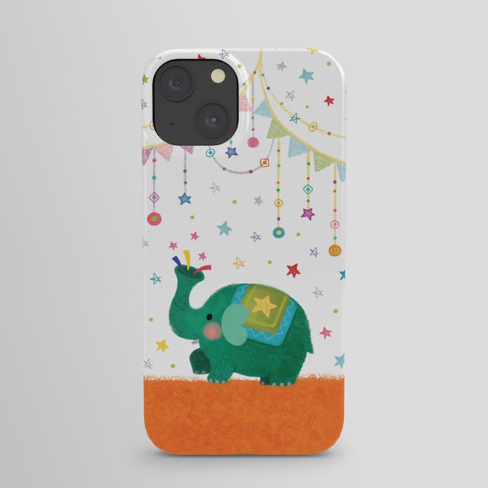 circus elephant iPhone Case