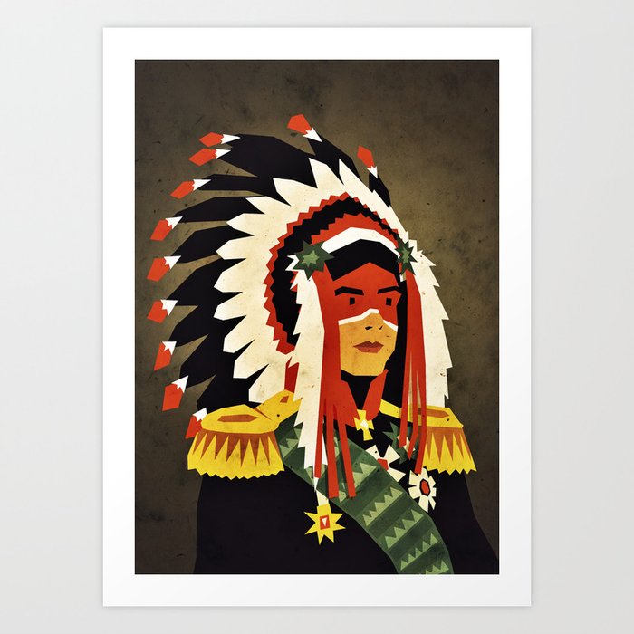 Discover the motif GENERAL CHIEF by Yetiland  as a print at TOPPOSTER