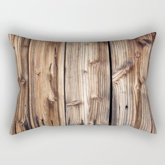 Wood Rectangular Pillow