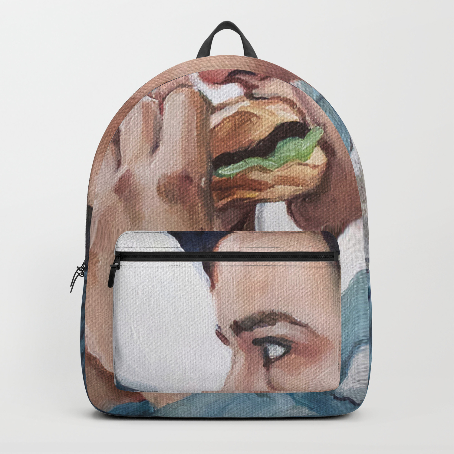 Jughead Jones Eats A Burger Riverdale Backpack By Heatherbuchanan Society6