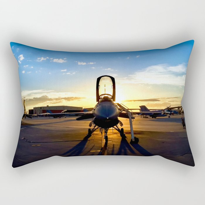 Viper at Sunset Rectangular Pillow